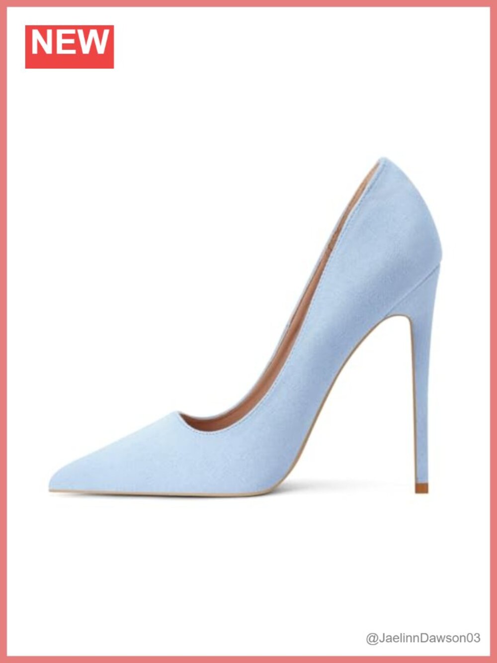 Faux Suede Pointed Toe Stiletto Heels Women's Pumps 4.7in High Heel Party Shoes